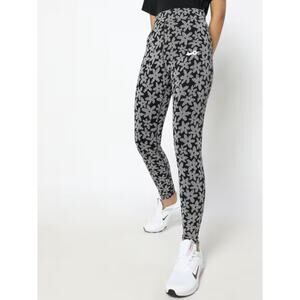 Nike Black Floral High Rise Leggings